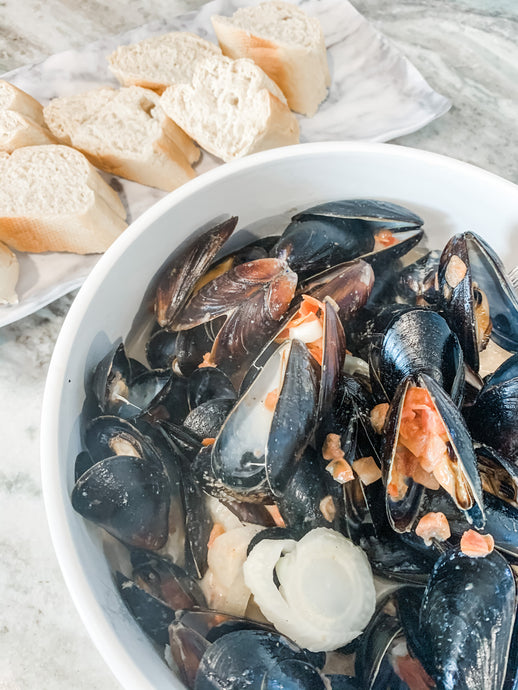 Fennel Dijon Mussels