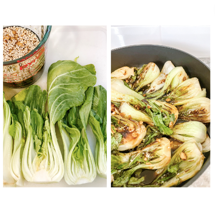 SOY GLAZED BOK CHOY