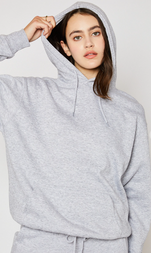 Heather Grey Relaxed Hoodie