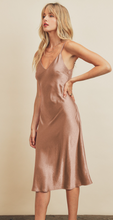 Load image into Gallery viewer, Copper Slip Dress
