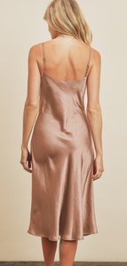 Copper Slip Dress