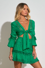 Load image into Gallery viewer, Shamrock Eyelet Top
