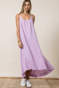 Lilac Gauzy Pullover Dress