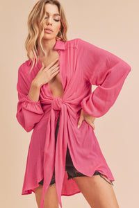 Resort Cover Up Pink